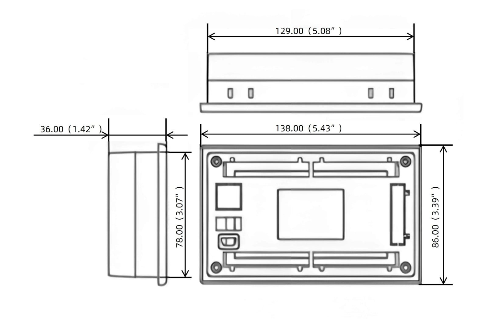 HC043M Dimension