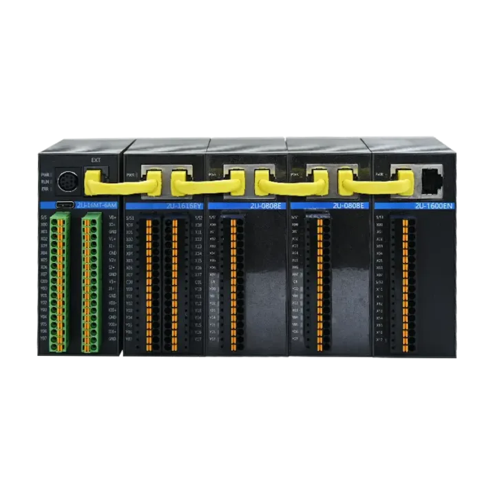 honyee U series PLC 8 inputs & 4 outputs 1 RS232 + 2 RS485 ports Modbus RTU/TCP