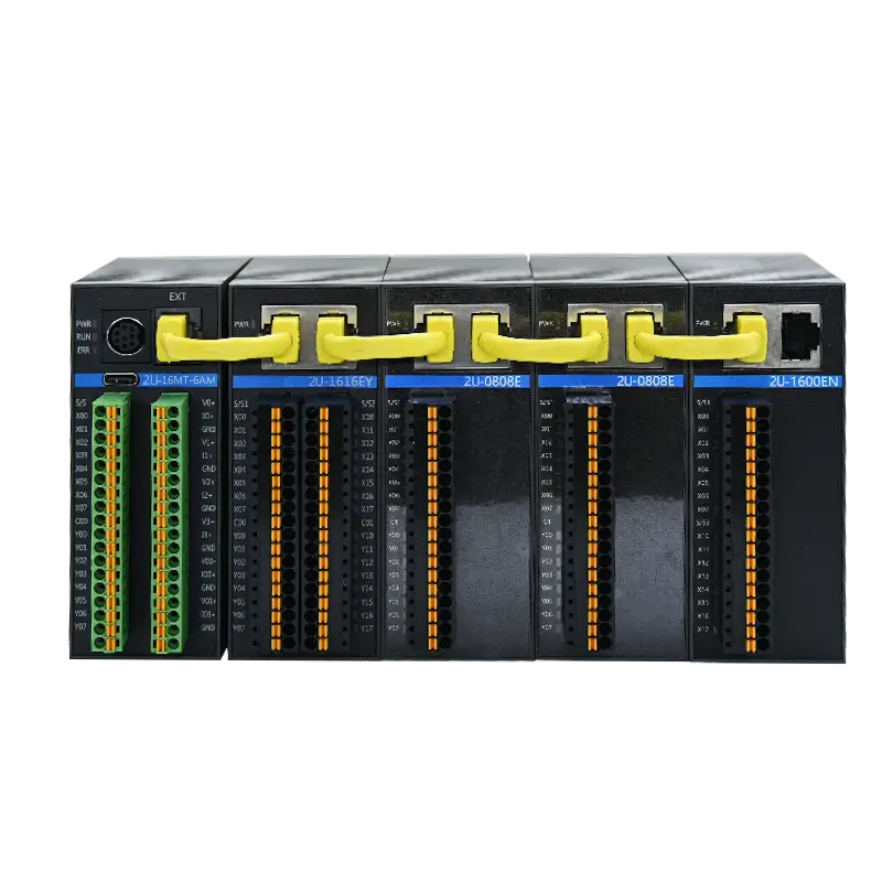 honyee U series PLC 8 inputs & 4 outputs 1 RS232 + 2 RS485 ports Modbus RTU/TCP